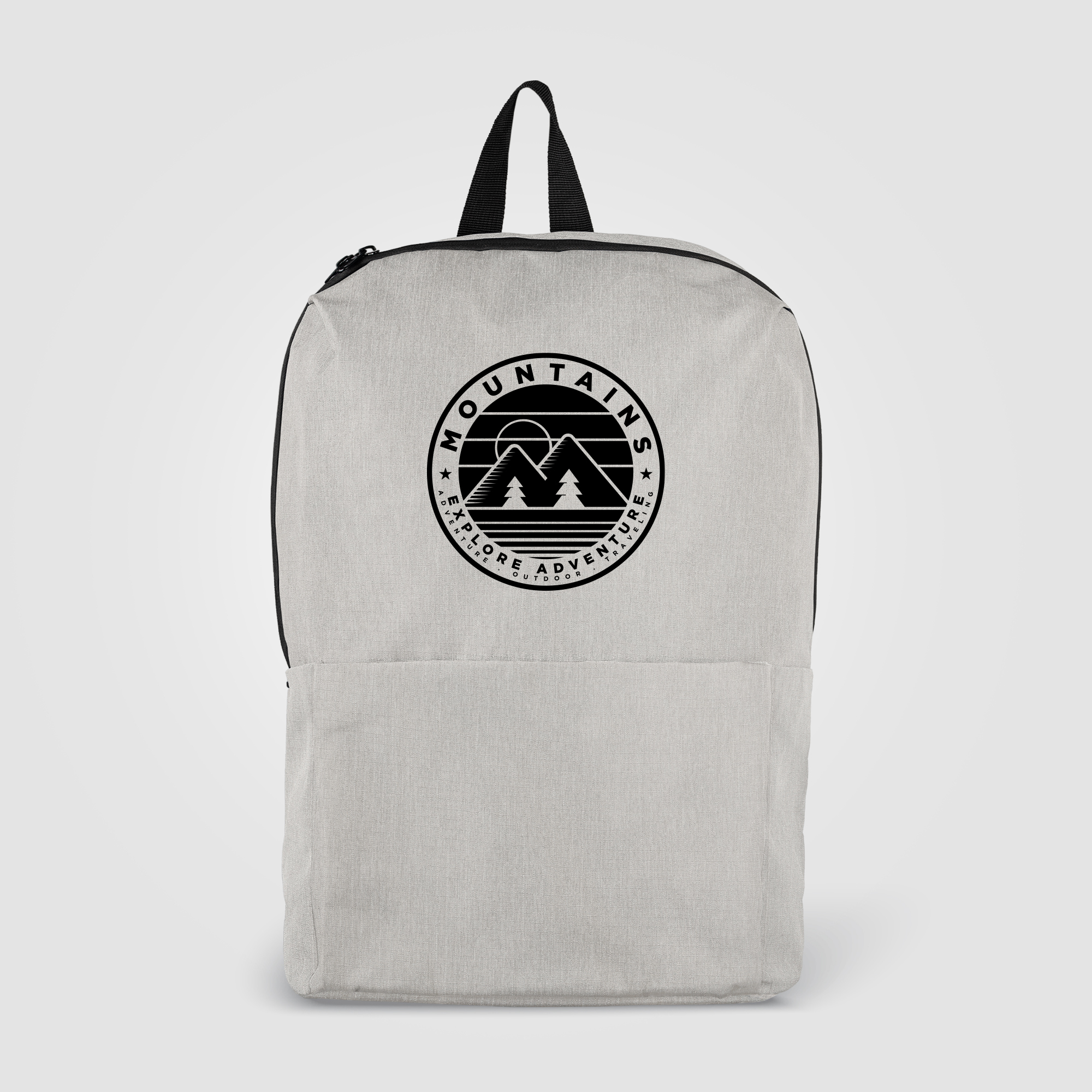 Sac à dos publicitaire rPET 18 L Summit Gris chaud